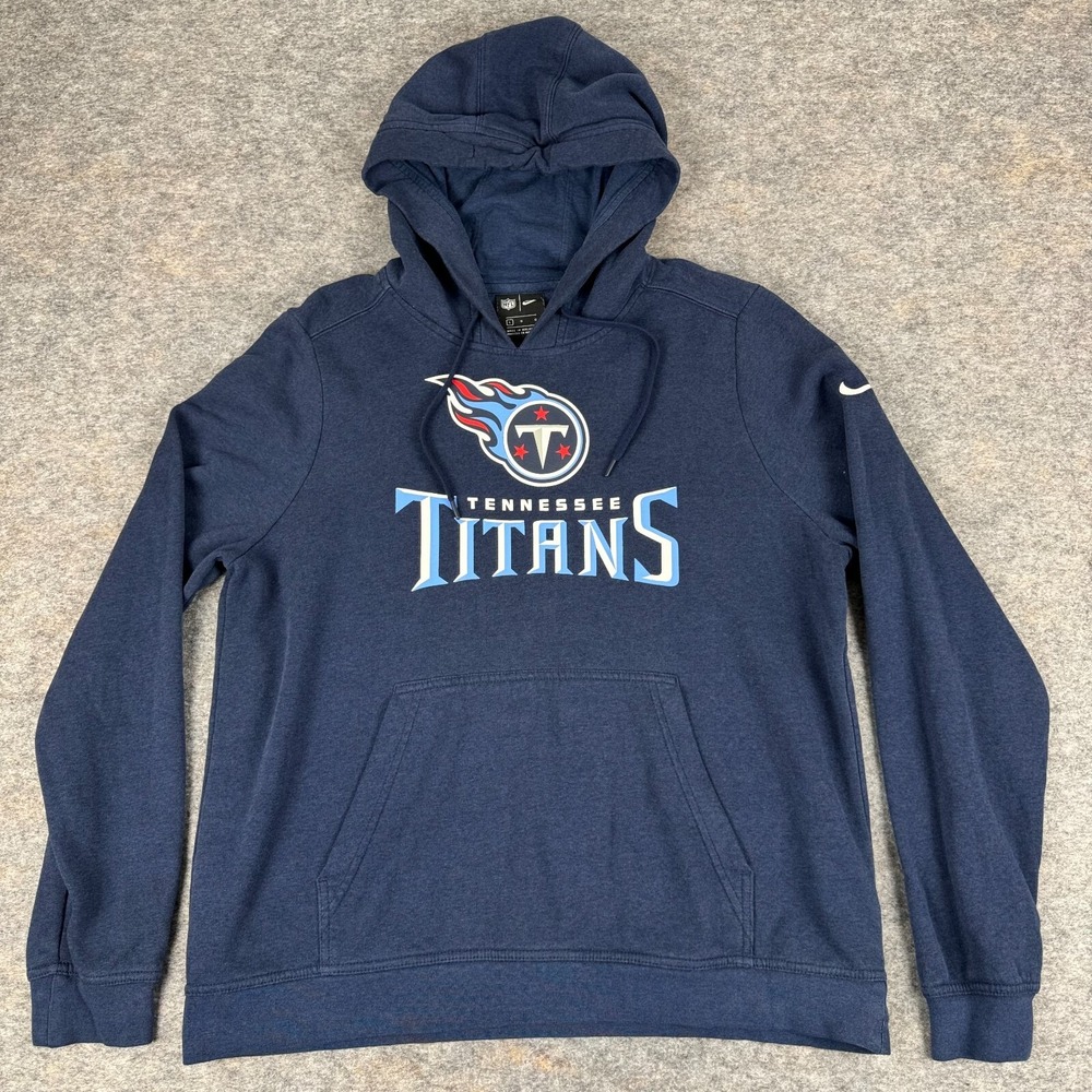 Nike‎ NFL Tennessee Titans Hoodie Sweatshirt Blue Womens Large L